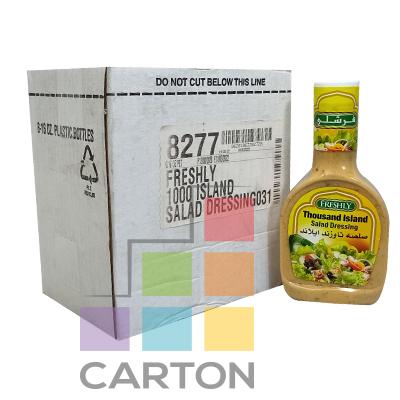 FRESHLY THOUSAND ISLAND SALAD DRESSING 6*473 ML